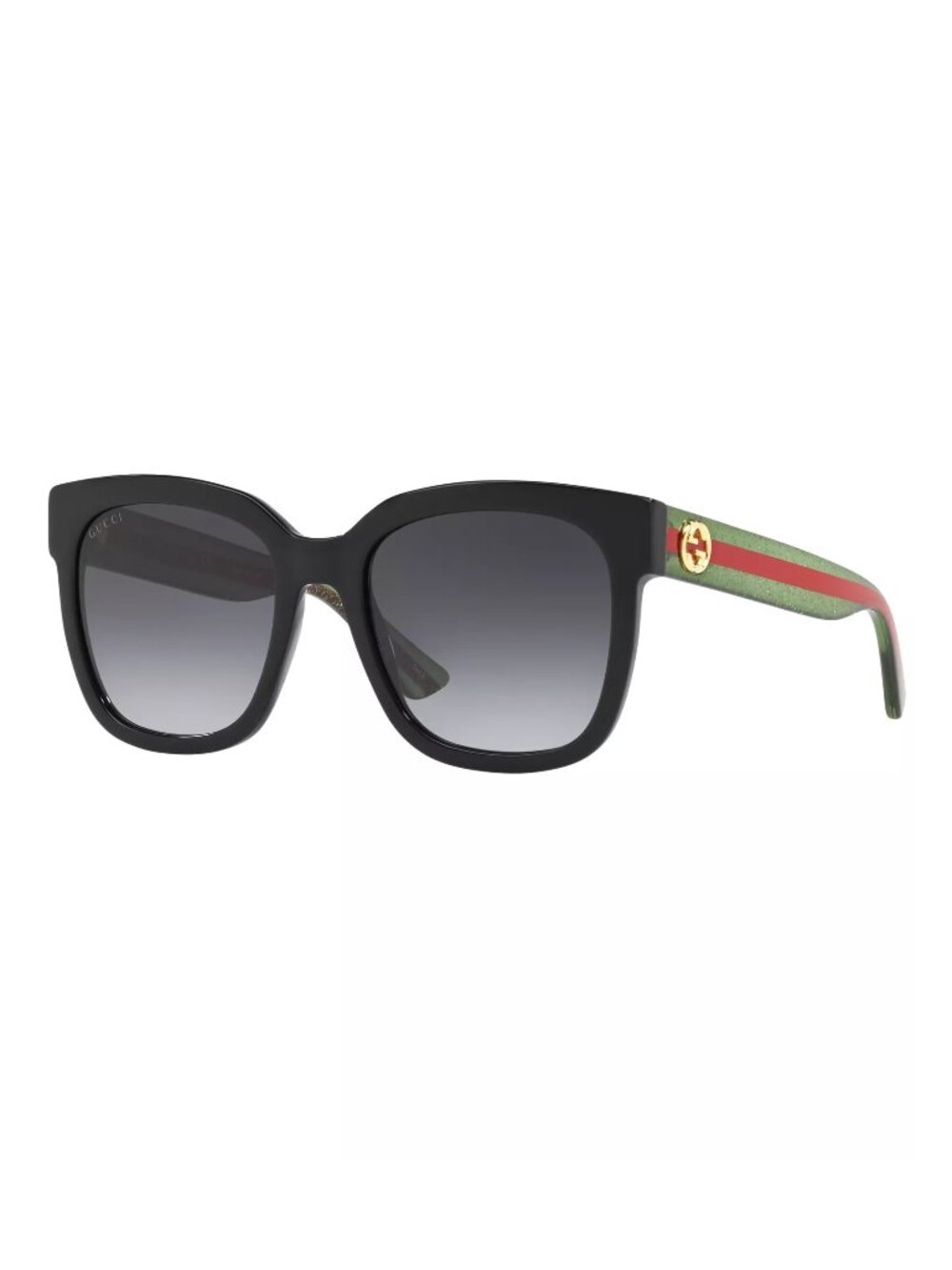 NEW GUCCI GG0034SN Black Rectangle Sunglasses